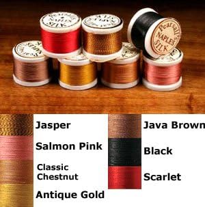 Pearsall Naples Rod Wrapping Silk Thread - Black