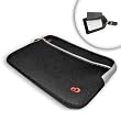Protective Case for Dell Inspiron Mini Nickelodeon Edition Laptop - 10.1" Netbook sleeve made from High-Density Neoprene ***Includes Set of Two Leather Luggage Tags