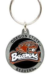 College Team Logo Key Ring - Oregon State Beavers