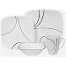 Corelle Simple Lines Square 16-Piece Dinnerware Set, Service for 4