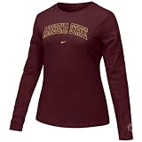 Nike Arizona State Sun Devils Ladies Maroon Arch Lettering Long Sleeve T-shirt