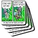 Londons Times Funny Society Cartoons - Dr. Jeky l And Mr. Hyde And Seek - Coasters