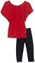 Amy Byer Girls 7-16 Flutter Tunic Top With Legging