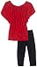 Amy Byer Girls 7-16 Flutter Tunic Top With Legging