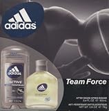 ADIDAS GIFT SET TEAM FORCE AFTER SHAVE 3.4 FL. OZ. ANTI-PERSPIRANT 2.8 OZ. DEODERANT