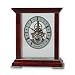 Skeleton Clock with Engravable Plate