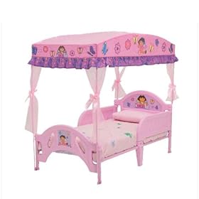 Dora the Explorer Toddler Bed with Canopy by Delta