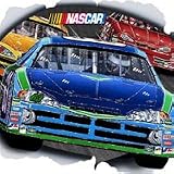 NASCAR Race to the Finish - Large Wall Accent Mural