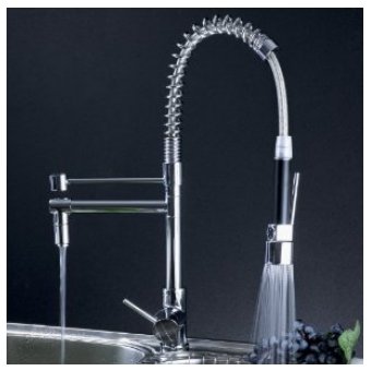 Single Handle Spring Pull Down Kitchen Bar Vanity Sink Faucet, Chrome