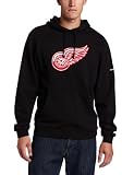 NHL Men's Detroit Red Wings Playbook Hood (Black, Small)