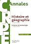 Annales Histoire et g�ographie composante majeure : Sciences et technologie composante mineure