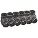 Morris Products 97566 Multi-Cable Connector, Insulated, Single Entry, Black, 6 Ports, 600 - 4 Wire Range, 5/16" Allen Hex 6 Ports, 600 - 4 Wire Range, 5/16" Allen Hex