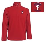 Philadelphia Phillies MLB WS 2008 Champs Frost Polar Fleece Pullover (Dk Red)