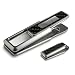 Initial Wallets - Black Carbon Fiber M-Clip High Roller Stainless w/Black Carbon Fiber Money Clip w/Initial Box