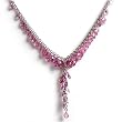 Sterling Silver CZ Necklaces - Chain: 17"/ Height: 47mm Sterling Silver CZ Necklaces - Chain: 17"/ Height: 47mm