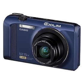 Casio HIGH SPEED Exilim Ex-zr200 Digital Camera Blue Ex-zr200be
