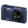 Casio Exilim EX-ZR200 Digitalkamera (16 Megapixel, 12-fach opt. Zoom, 7,6 cm (3 Zoll) Display, bildstabilisiert) blau