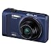 Casio Exilim EX-ZR200 Digitalkamera (16 Megapixel, 12-fach opt. Zoom, 7,6 cm (3 Zoll) Display, bildstabilisiert) blau
