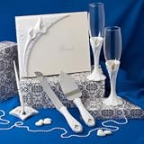 Calla Lilly Wedding Accessory Set (Guestbook, Champagne Flutes & More)