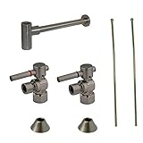 Kingston Brass CC43108DLLKB30 Contemporary Plumbing Sink Trim Kit with P Trap for Lavatory and Kitch