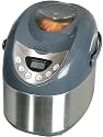 LUXUS EDELSTAHL INOX BROTBACKAUTOMAT MIT LCD DISPLAY 2 LITER 1000 GRAMM BROT 600 WATT ANTIHAFT BACKFORM 12 BACKPROGRAMME VOLLKORNPROGRAMM SCHNELLBACKFUNKTION TIMER NEU + OVP
