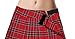 Red Schoolgirl Tartan Plaid Pleated Mini Skirt Stewart