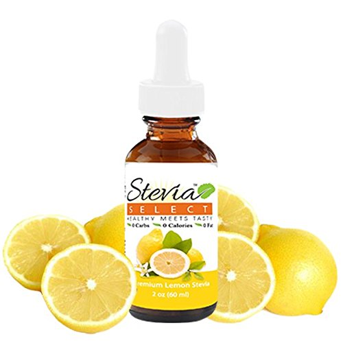 Liquid Stevia-Stevia Select Lemon Stevia 2 oz Stevia Drops From The Sweet Leaf-Sugar Free Stevia Flavor-Perfect For Any Weight Loss Diet-Amazing Taste!