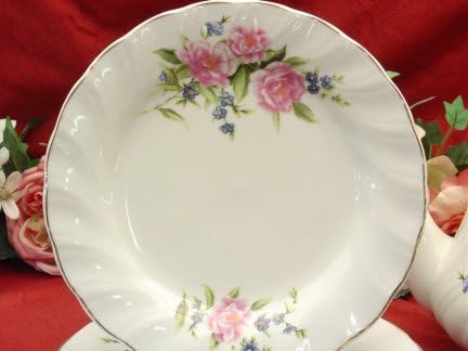 Set of 6 Fiona Porcelain Dessert or Salad Plates