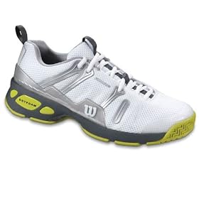 Wilson Tour Spin Mens Tennis Shoe - White Grey Green by Wilson