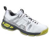 Wilson Tour Spin Men's Tennis Shoe - White/Grey/Green