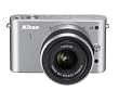 Nikon 1 J2 Kit compact hybride 10,1 Mpix + Objectif 1 Nikkor VR 10-30 mm f/3.5-5.6 Aluminium