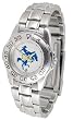 McNeese State Cowboys Suntime Ladies Sports Watch w/ Steel Band - NCAA College Athletics