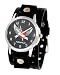 Nemesis # B923K Men's Sword Through the Flying Heart Wide Leather Cuff Watch