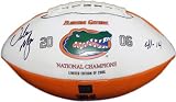 Urban Meyer Florida Gators Autographed 2006 Championship Football with 41-14 Inscription