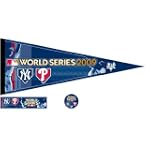 New York Yankees vs Philadelphia Phillies 2009 World Series Pennant + Fan Pack