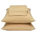 450-Thread-Count Damask Stripe Sheet Set - Gold (Twin)