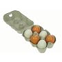 Box of 6 Wooden Toy Eggs