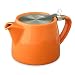 Stump Teapot w/ SLS LID & Infuser 16 Oz. - ORANGE