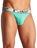 C-IN2 Men's Pop Color Solid Jock Strap, Menthol Balm, Small