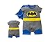 Rush Dance One Piece Super Hero Baby Batman Batbaby Romper Onesie Cape Suit