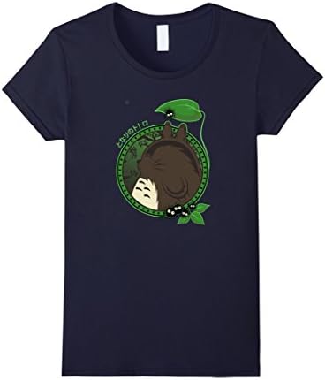 Forest Spirit Neighbor T-shirt | Totoro Shirt | Anime Shirt - Female XL - Navy