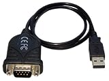 Max Value USB Serial Adaptor, Provides 1x RS-232 Male