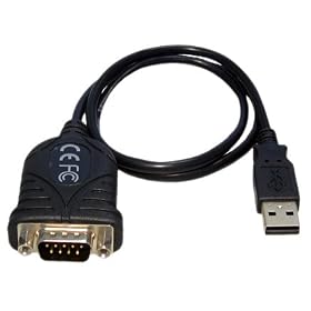 Max Value USB Serial Adaptor, Provides 1x RS-232 Male