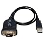 Max Value USB Serial Adaptor, Provides 1x RS-232 Male