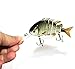 Discover-f New Multi Jointed 6 Jointed Fishing Life-Like Hard Lure Minnow Bass Bait Swimbait Minnow Crank Shad Herring Bass Pike Muskie Crucian (8