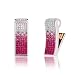 Magenta Rhapsody Silver USB Pendant