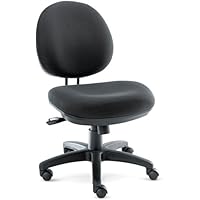 Alera IN48AFA10B Interval Series High-Performance Task Chair, Black Fabric