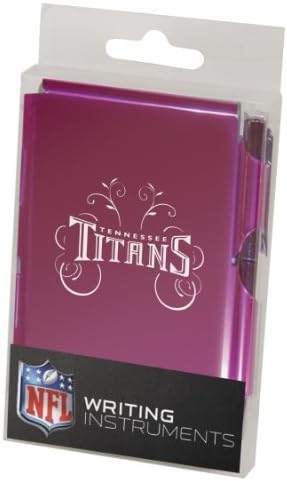 Tennessee Titans Women's Fashionable Fan Engraved Metal Pocket Notes (12040-Y43)