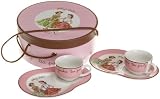 Rosanna Play Date Children's Set of 2 Cups and Luncheon Plates, Gift-boxed