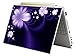 Bundle Monster MINI NETBOOK Laptop Notebook Skin Sticker Cover Art Decal - 7" 8" 9" 10" - Fit HP Dell Asus Acer Eee Compaq MSI - Purple Flower